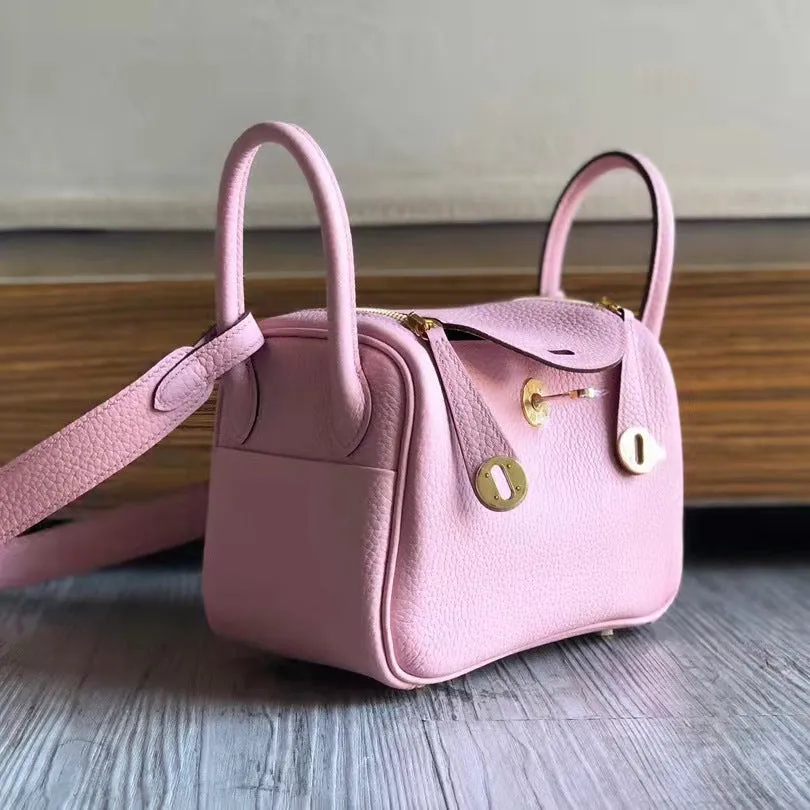 SEALBEER 2025 new women's bag lindy bag mini leather shoulder messenger bag pillow bag versatile lindy bag doctor bag