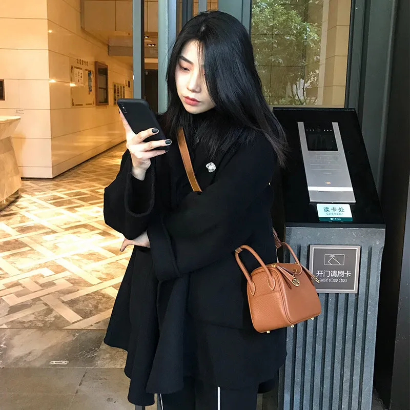 SEALBEER 2025 new women's bag lindy bag mini leather shoulder messenger bag pillow bag versatile lindy bag doctor bag