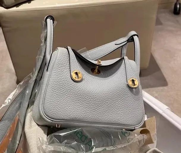 SEALBEER 2025 new women's bag lindy bag mini leather shoulder messenger bag pillow bag versatile lindy bag doctor bag