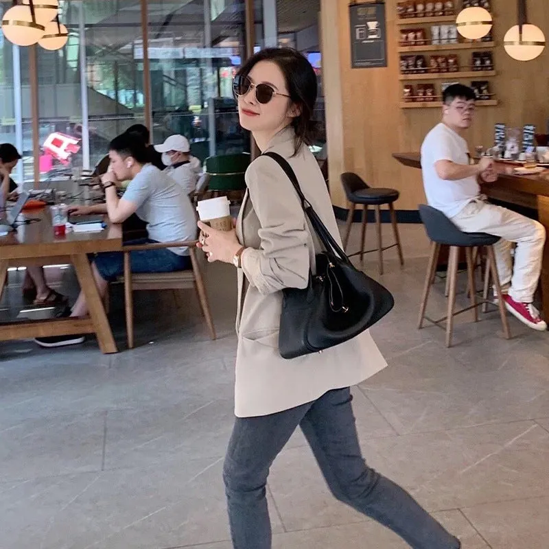 SEALBEER 2025 new women's bag lindy bag mini leather shoulder messenger bag pillow bag versatile lindy bag doctor bag