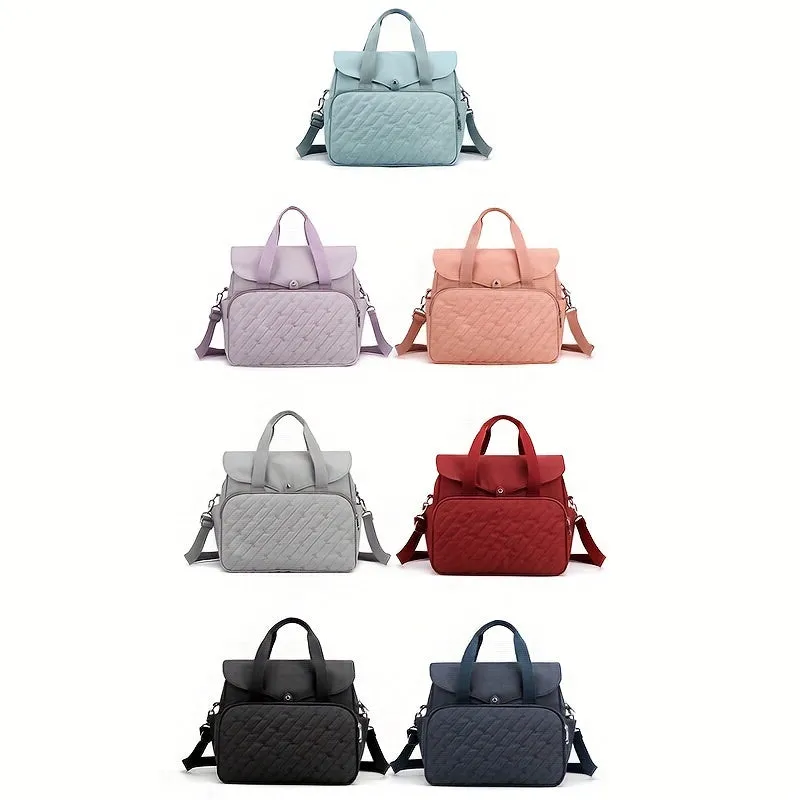 Solid Color Storage Backpack for School and Work