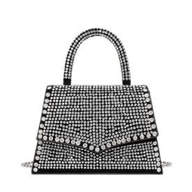 Studded Leather Cross-Body Bag