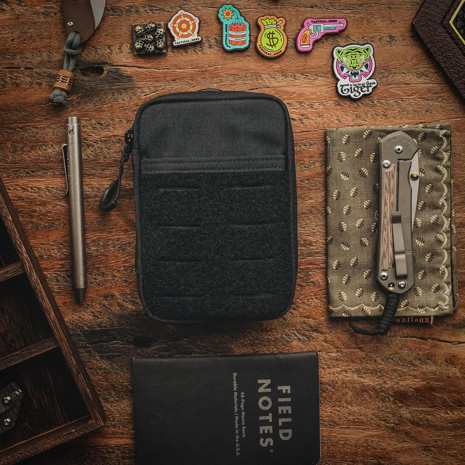 TACTICAL GEEK EDC , EDC ,Molle ,(Block E3.0-BK)