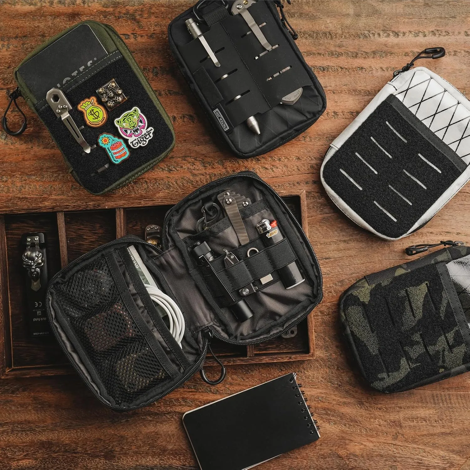 TACTICAL GEEK EDC , EDC ,Molle ,(Block E3.0-BK)