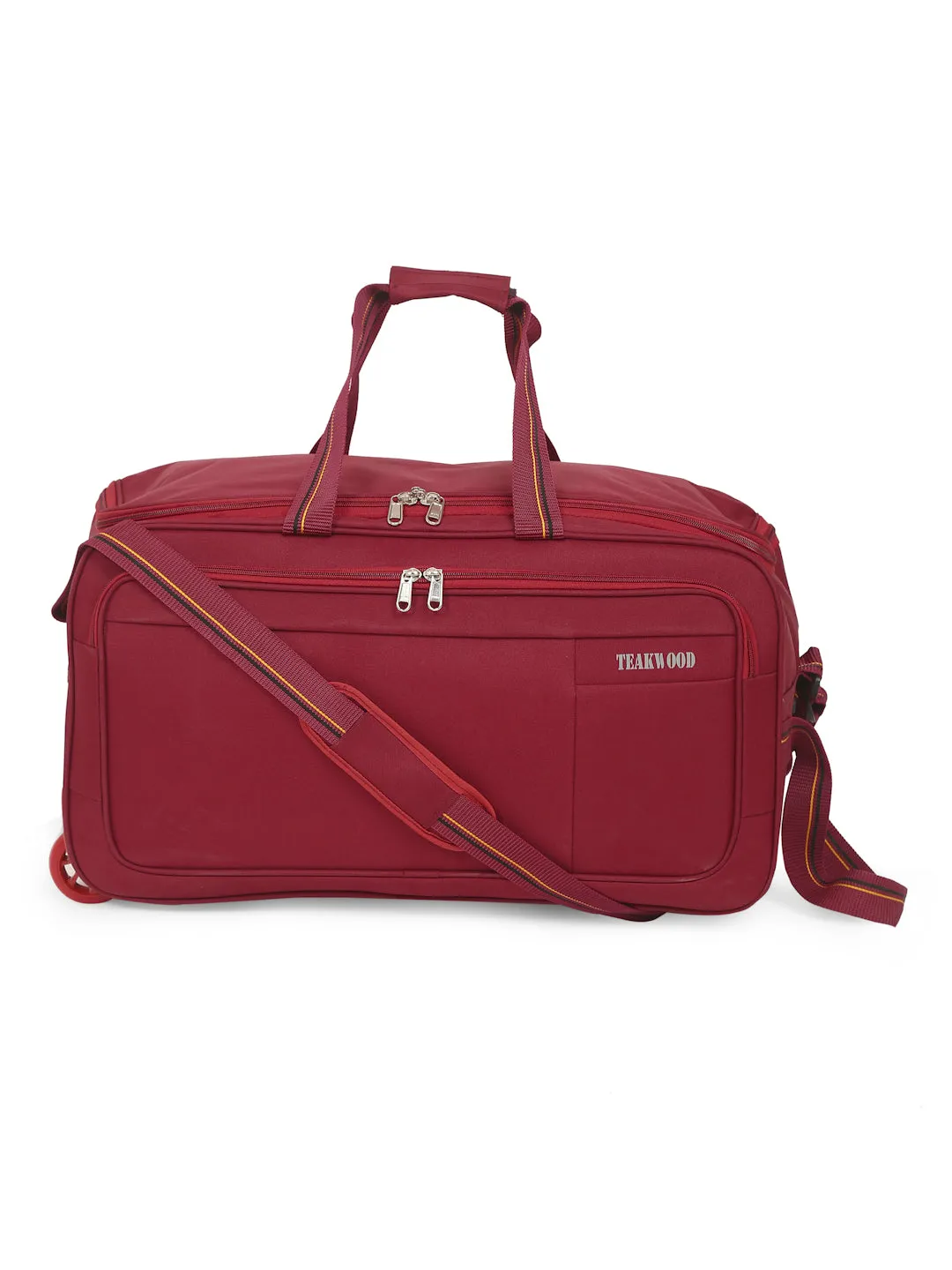 Teakwood Rolling Large Duffel Bag (Red)