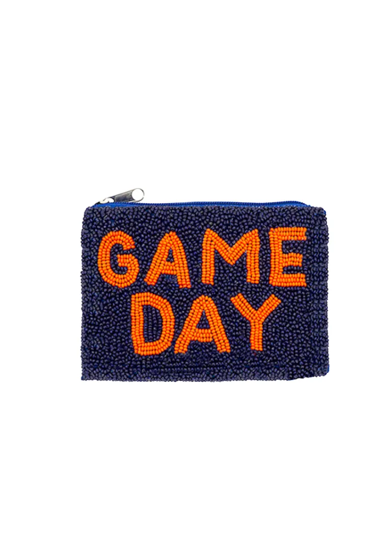 Tiger Game Day Beaded Wallet