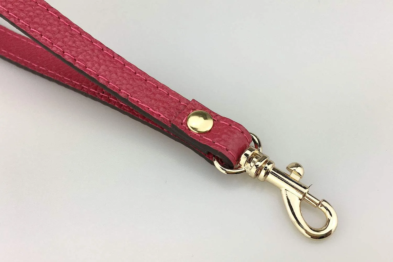 VanEnjoy Genuine Leather Keychain Wristlet Keychain Strap for Wallet Purse Clutch Cellphone Wristlet Key(Key Lock)