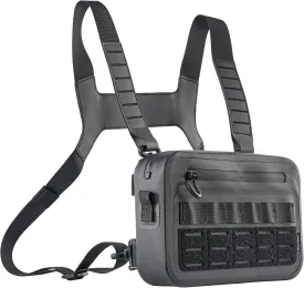 WILD HEART Sports Chest Bag for Men Women Comepletely Waterproof Tactical Chest Pack Multifunction Motorcycle bag for Outdoor Activities