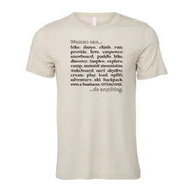 Women Can Do Anything Tee